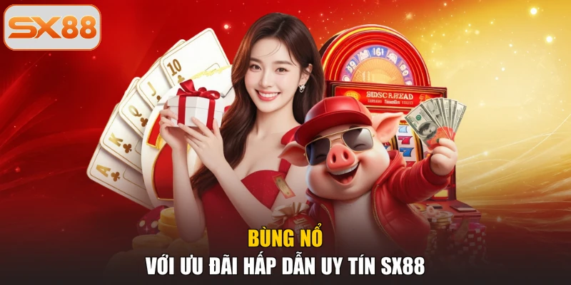 Bùng nổ với ưu đãi hấp dẫn uy tín SX88