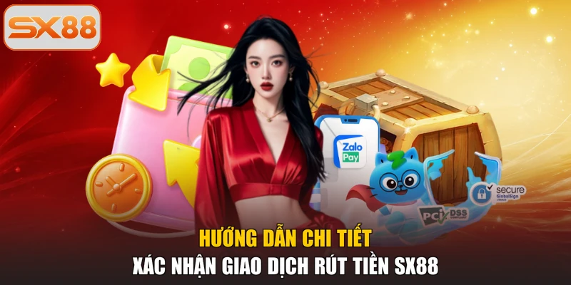 Hướng dẫn chi tiết xác nhận giao dịch rút tiền SX88